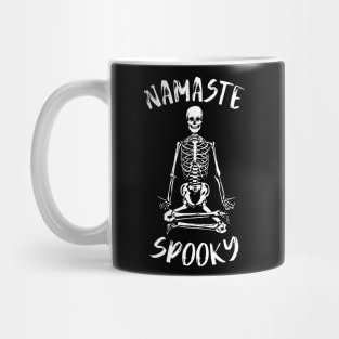 Namaste Spooky Skeleton Shirt Mug